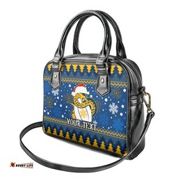 Custom Eels Rugby Shoulder Handbag Chirstmas Vibe 2023
