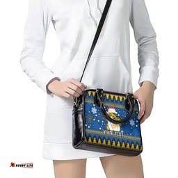 Custom Eels Rugby Shoulder Handbag Chirstmas Vibe 2023