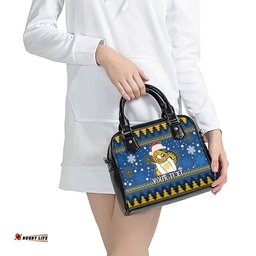 Custom Eels Rugby Shoulder Handbag Chirstmas Vibe 2023