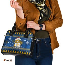 Custom Eels Rugby Shoulder Handbag Chirstmas Vibe 2023