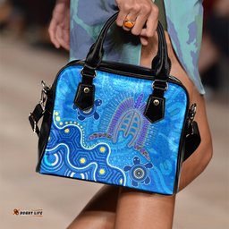 Torres Strait Shoulder Handbag - Dhari And Turtle