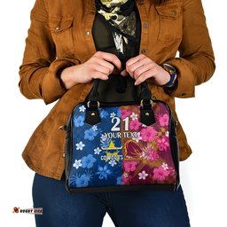 Custom NRL Cowboys and Broncos Shoulder Handbag Sporty Style