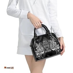 Custom New Zealand Rugby Shoulder Handbag 2023 World Cup Aotearoa Haka Face