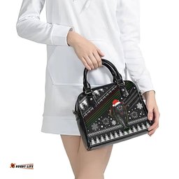 Panthers Rugby Shoulder Handbag Go The Mighty Panthers 2023 Christmas Vibe Unique