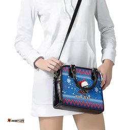 Custom Knights Rugby Shoulder Handbag Chirstmas Vibe 2023