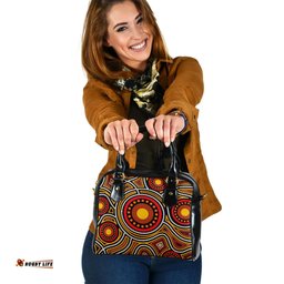 Indigenous Australian Aboriginal Sacred Circles Of The Outback Shoulder Handbag