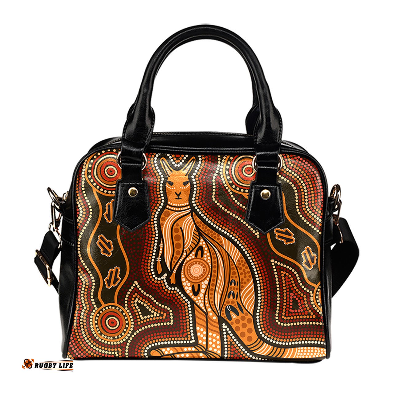 Indigenous Australian Aboriginal Guardian Of The Outback Shoulder Handbag