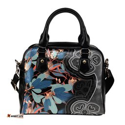 Indigenous Australian Aboriginal Australian Native Floral Seamless Pattern Shoulder Handbag
