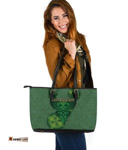 Connacht Large Leather Tote Lads Celtic Eagles A31