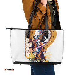Melbourne Cup Australia Leather Tote Bag Horse Racing Happy 164th Anniversary