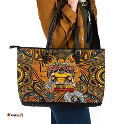 GWS Giants NAIDOC Week 2024 Leather Tote Bag Mascot Football