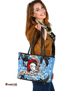 Knights Small Leather Tote Bag Aboriginal 2