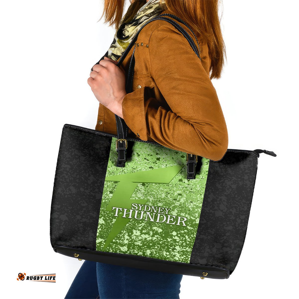 Sydney Thunder Custom Leather Tote Bag BBL Cricket Team 2024