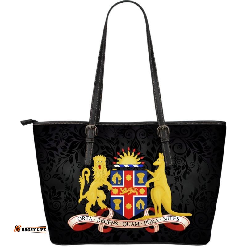 Australia-New South Wales Leather Tote Bag