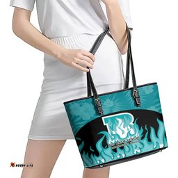 BBL Brisbane Heat Leather Tote Bag 2nd Champions 2024 New History