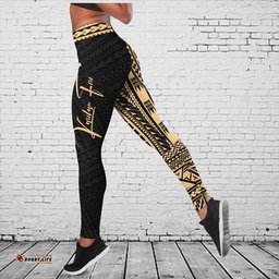 (Custom) Polynesian Leggings Rising Personal Signature (Gold) A24