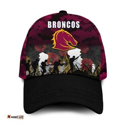 NRL Anzac Day Classic Cap Broncos Army Style
