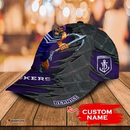 AFL Fremantle Dockers 3D Mascost Classic Cap Custom name