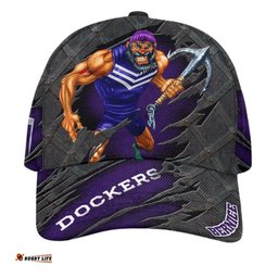 AFL Fremantle Dockers 3D Mascost Classic Cap Custom name