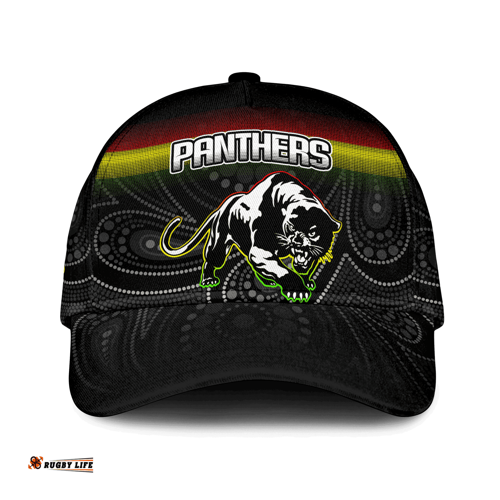 Black Panthers Rugby League Aboriginal Cap -