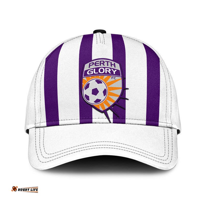 Perth Glory Classic Cap Soccer Club Original Style - White