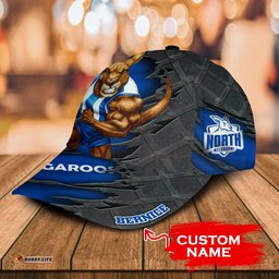 AFL north melbourne kangaroos 3D Mascost Classic Cap Custom name