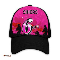 Sydney Sixers Cricket Classic Cap Anzac Day Camouflage Poppy Lest We Forget