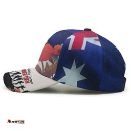 Eels Rugby Cap - Custom REMEMBER THEM Red Poppy Flowers Cap