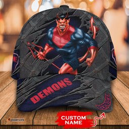 AFL Melbourne Demons 3D Mascost Classic Cap Custom name