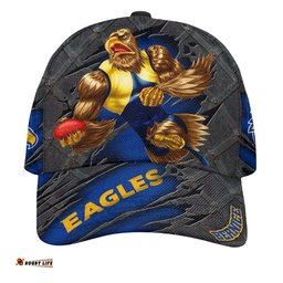 AFL West Coast Eagles 3D Mascost Classic Cap Custom name
