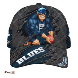 AFL Carlton Blues 3D Mascost Classic Cap Custom name