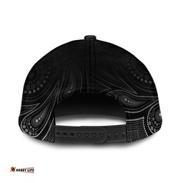 (Custom Personalised) Black Panthers Rugby League Aboriginal Cap -