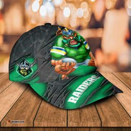 NRL Canberra Raiders 3D Mascost Classic Cap Custom name