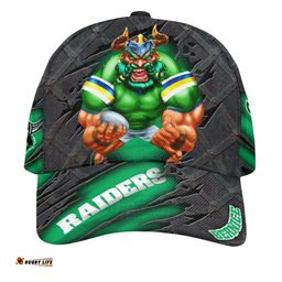 NRL Canberra Raiders 3D Mascost Classic Cap Custom name