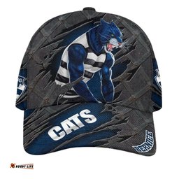 AFL Geelong Cats 3D Mascost Classic Cap Custom name