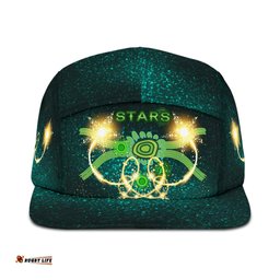 Melbourne 5 Panel Hat Stars Indigenous