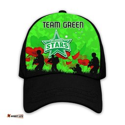 Melbourne Stars Cricket Classic Cap Anzac Day Camouflage Poppy Lest We Forget