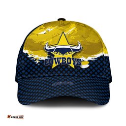 North Queensland Cowboys Classic Cap Net Pattern Grunge Style - NRL