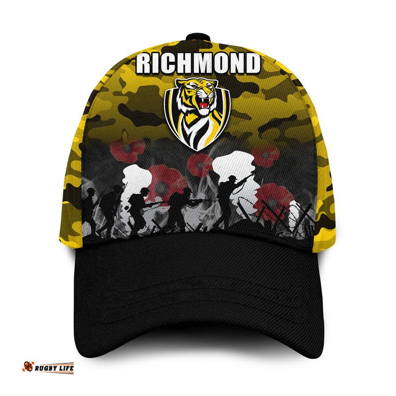 AFL Anzac Day Polo Shirt Richmond Army Style
