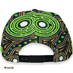 Raiders Rugby Anzac Aboriginal Cap - Canberra Raiders with Anzac Day Poppy Flower Cap