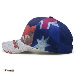 Warriors Rugby Cap - Custom REMEMBER THEM Red Poppy Flowers Cap