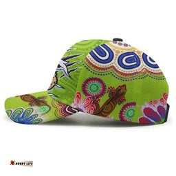 Raiders Rugby Custom Aboriginal Cap - The Indigenous Vikings Power Scratch Style
