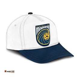 Central Coast Mariners Classic Cap Soccer Club Original Style - Navy White