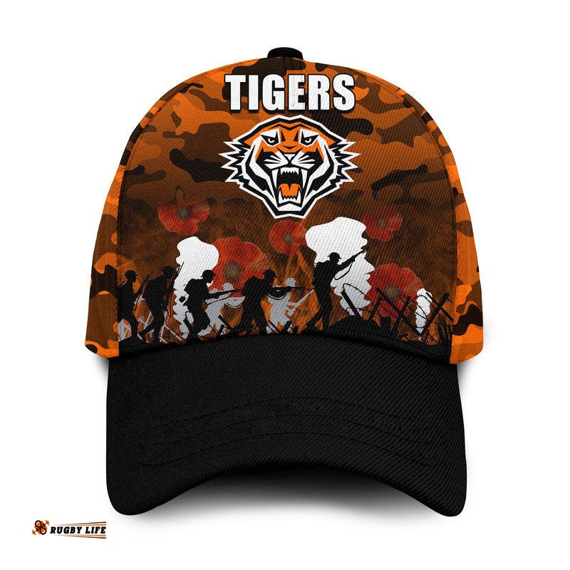 NRL Anzac Day Classic Cap Tigers Army Style