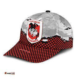 St. George Illawarra Dragons Classic Cap Net Pattern Grunge Style - NRL