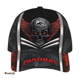 NRL Penrith Panthers Skull Classic Cap Custom Name 02