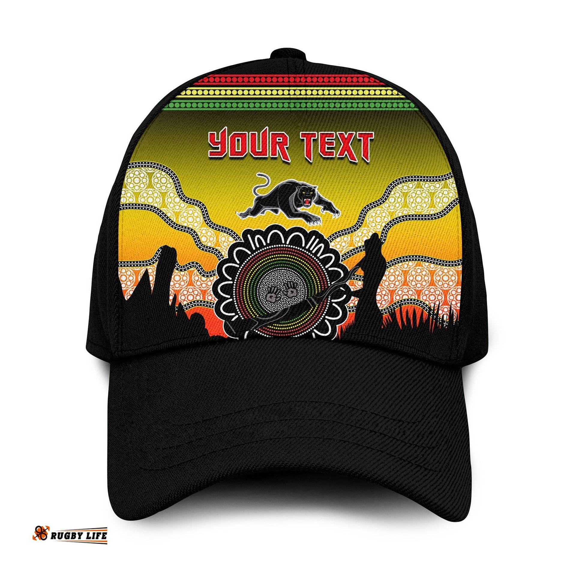 (Custom Personalised) Panthers Classic Cap Go The Mighty Penrith Aboriginal Ver.06