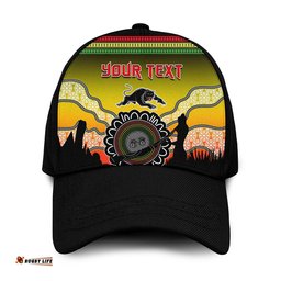 (Custom Personalised) Panthers Classic Cap Go The Mighty Penrith Aboriginal Ver.06