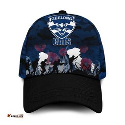 AFL Anzac Day Polo Shirt Cats Army Style