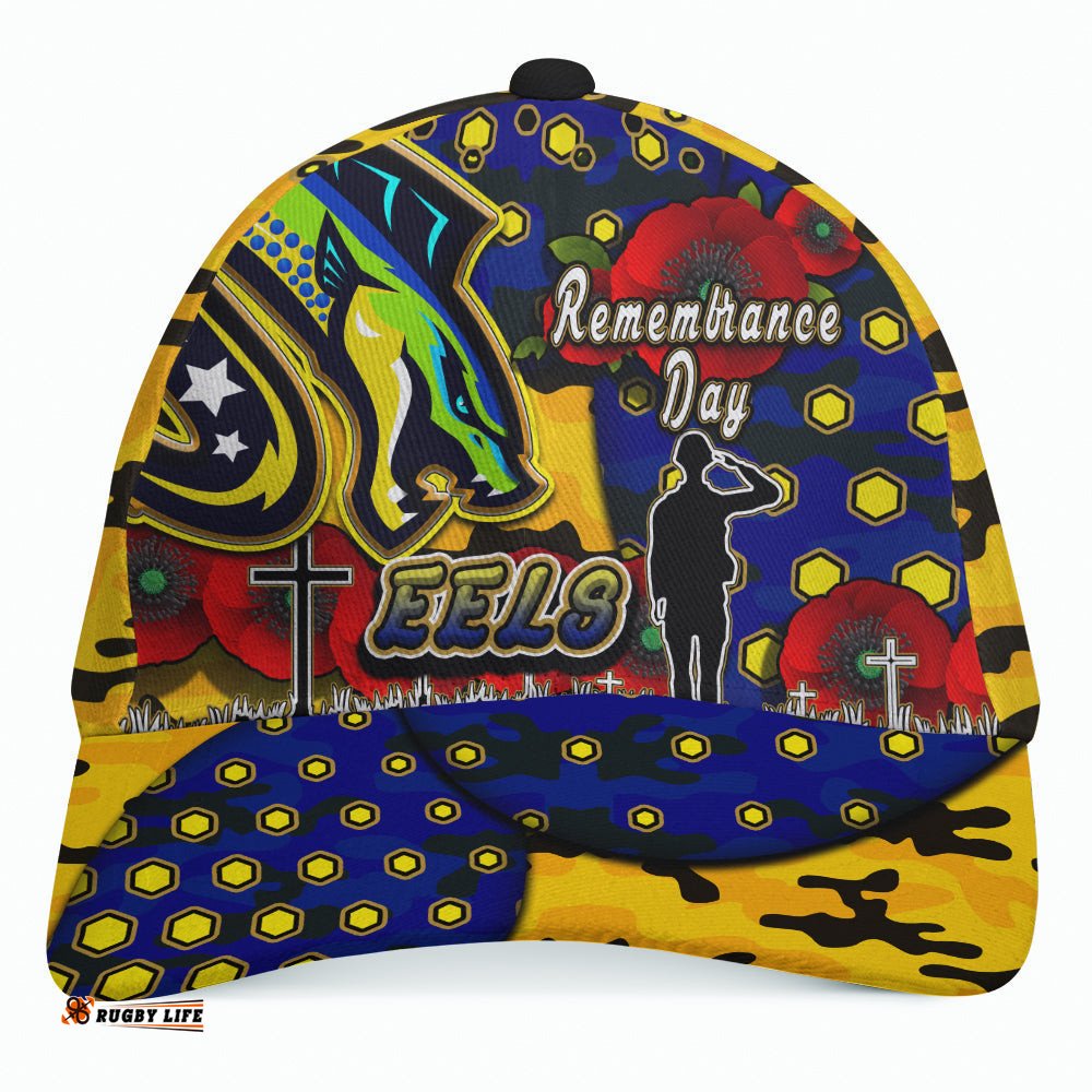 Eels Rugby Cap - Eels Remembrance Day And Poppies Cap